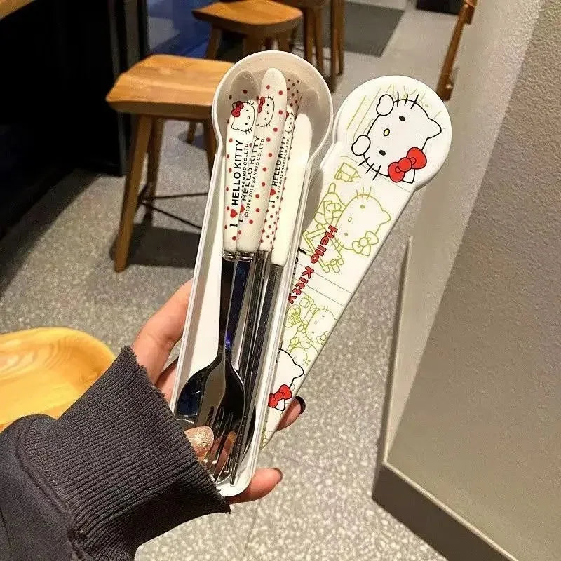 Hello Kitty Stainless Steel Cutlery Set