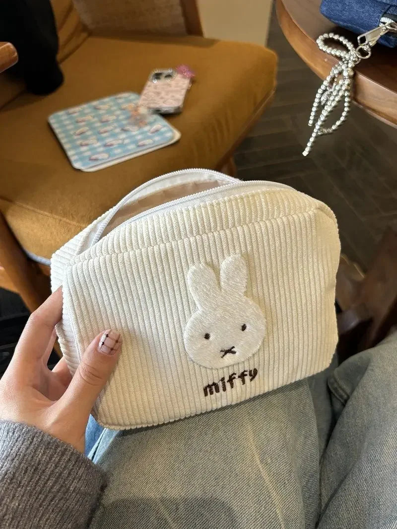 Miffy Corduroy Cosmetic Bag