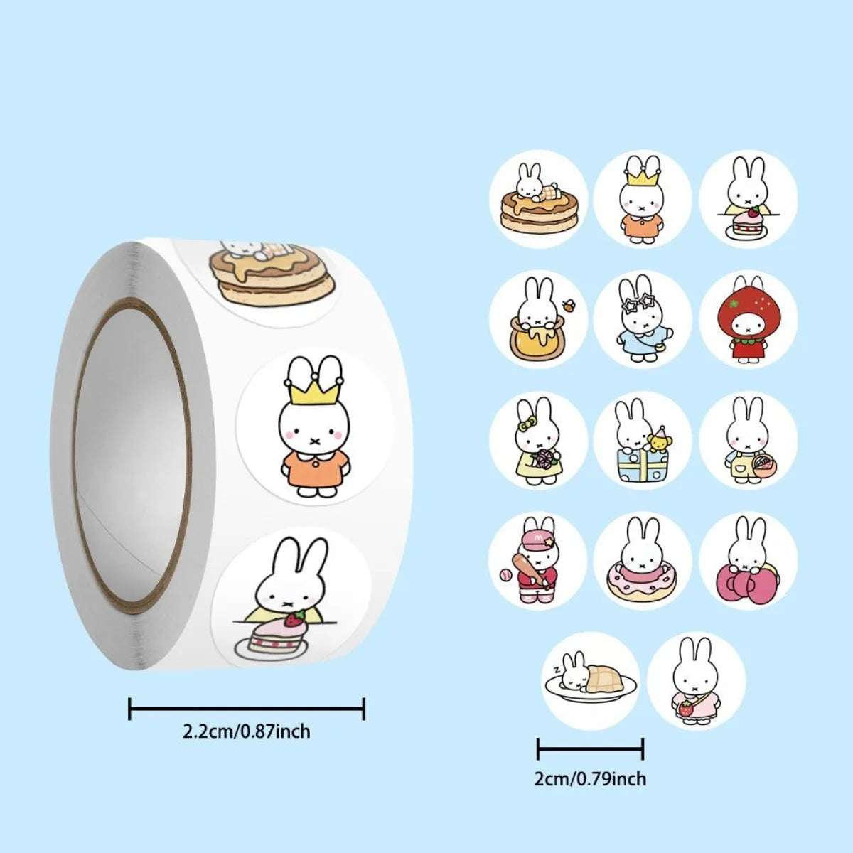 Miffy Sticker Roll 500pcs
