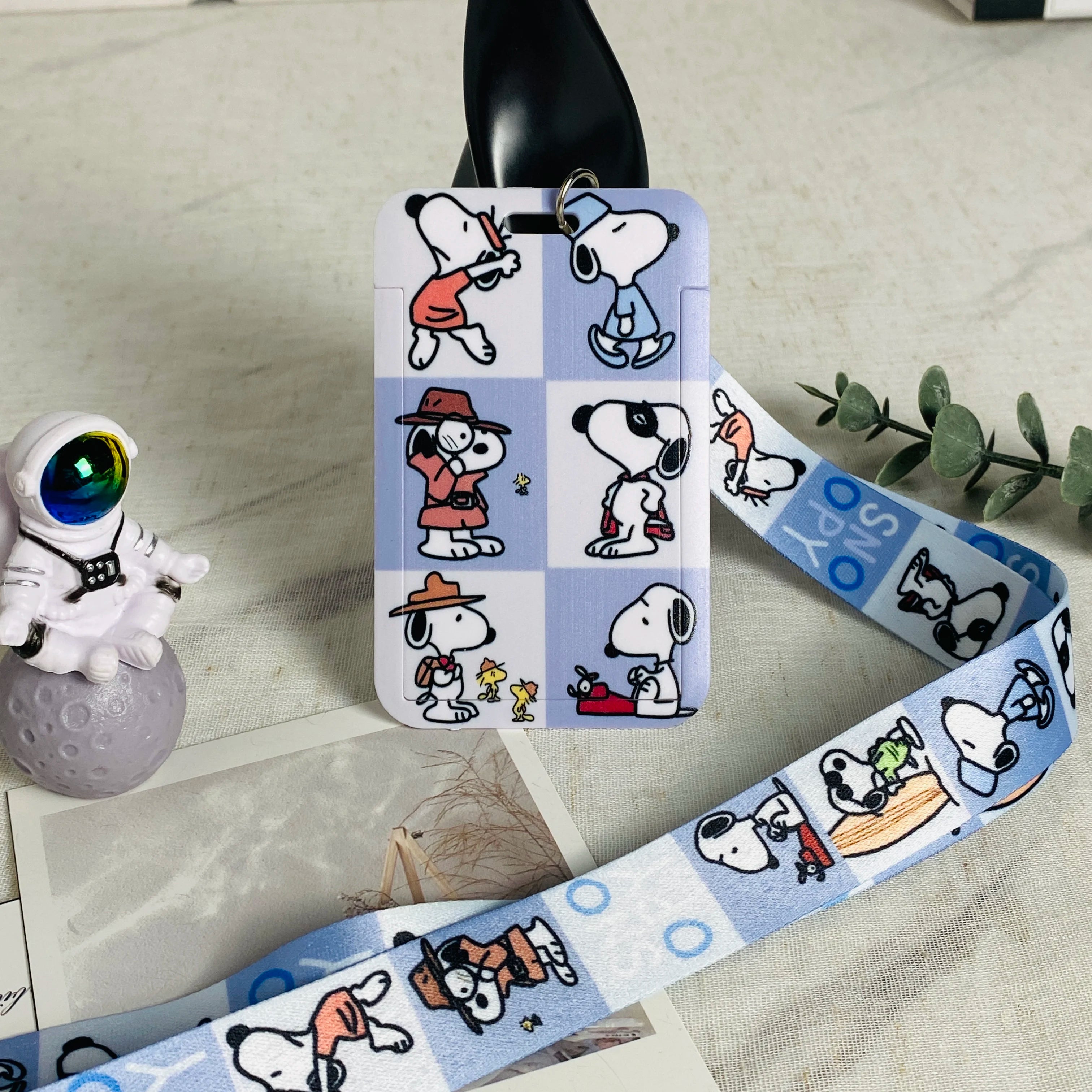 Snoopy Moody Lanyard Cardholder