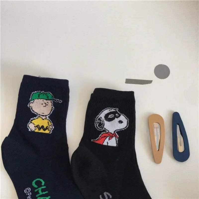 Snoopy Exploring Socks