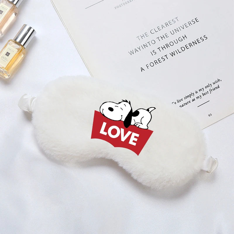 Snoopy Plushy Eye Mask