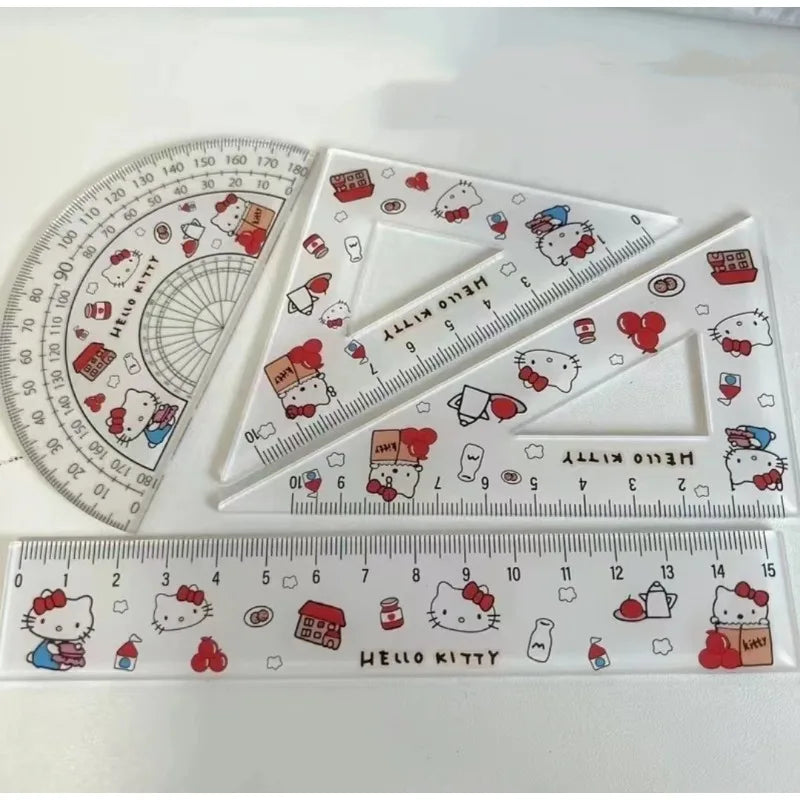 Hello Kitty Rulers 4pcs Set