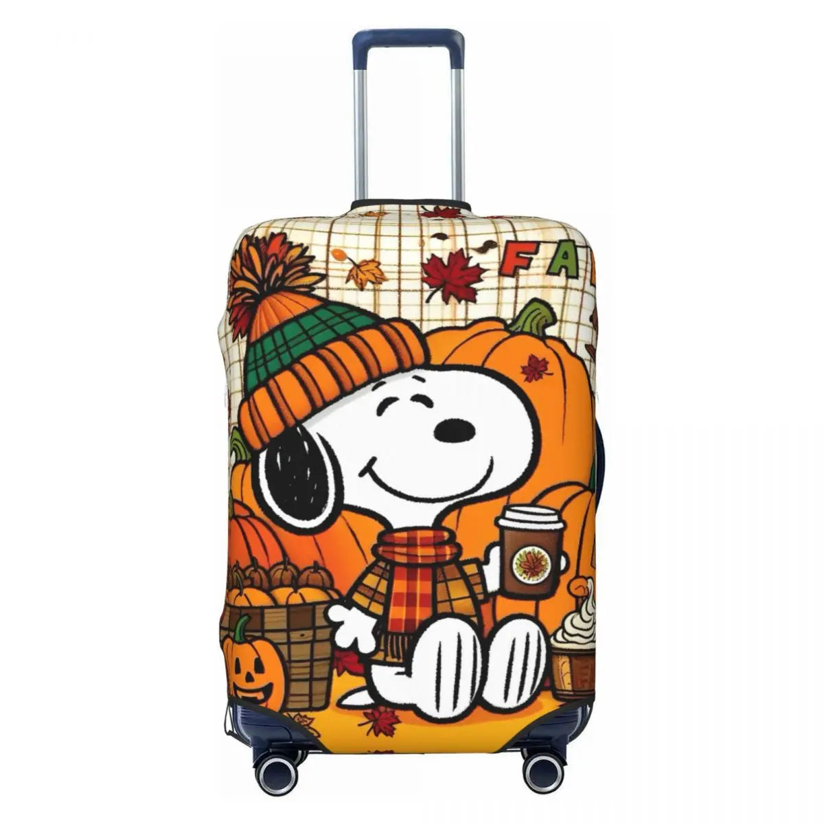 Snoopy Exploring Luggage Cover