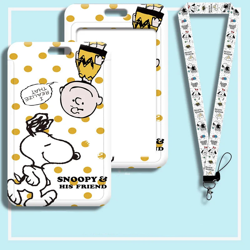 Snoopy Love Cardholder & Lanyard