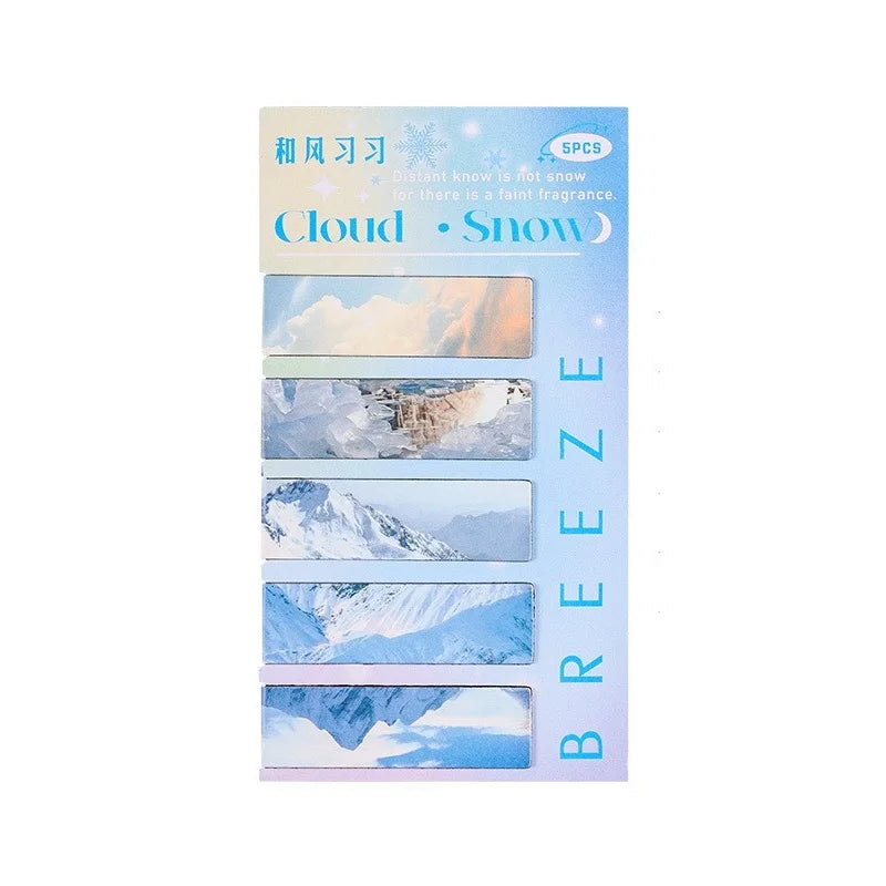 Natural Beauty Bookmark 5pcs