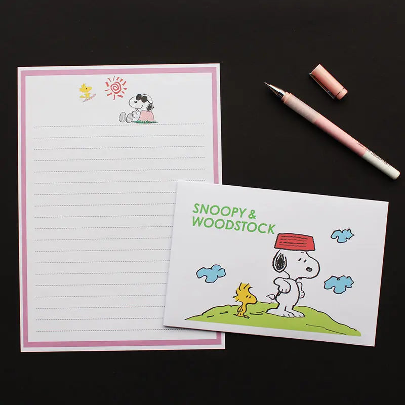 Snoopy 10pcs Greeting Cards Set