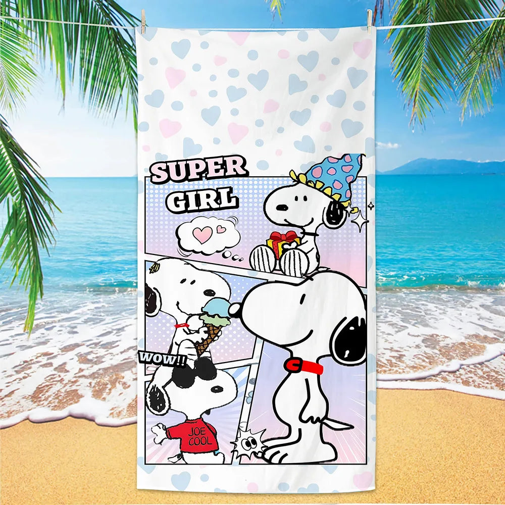 Snoopy Happy Towel