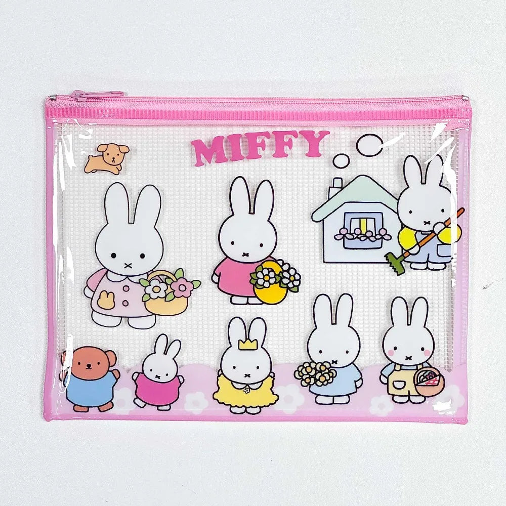 Miffy Kawaii Transparent Bag 4pcs
