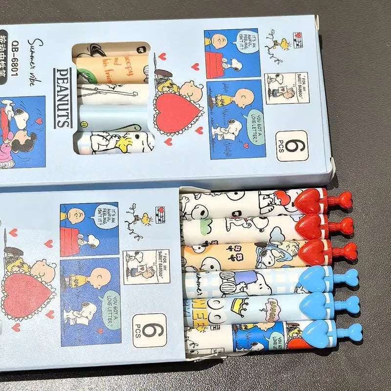 Snoopy Heart Pens (6pcs)