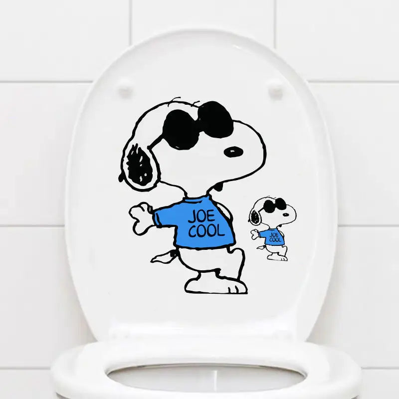 Snoopy Toilet Sticker