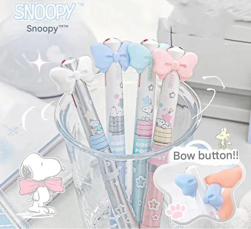 Snoopy Bow Gel Pens