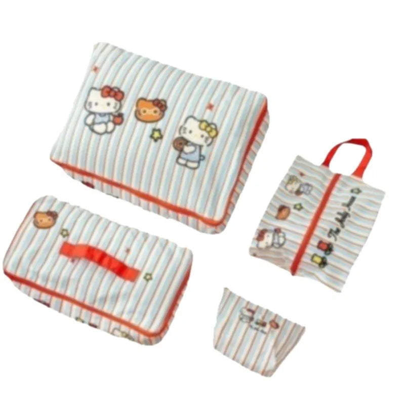Hello Kitty Stripped Storage Bags