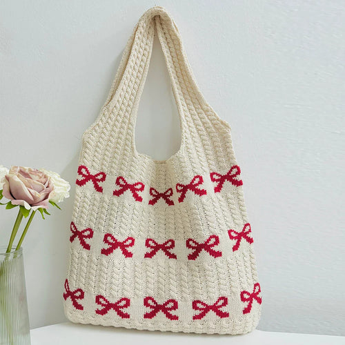 Bow Crochet Bag