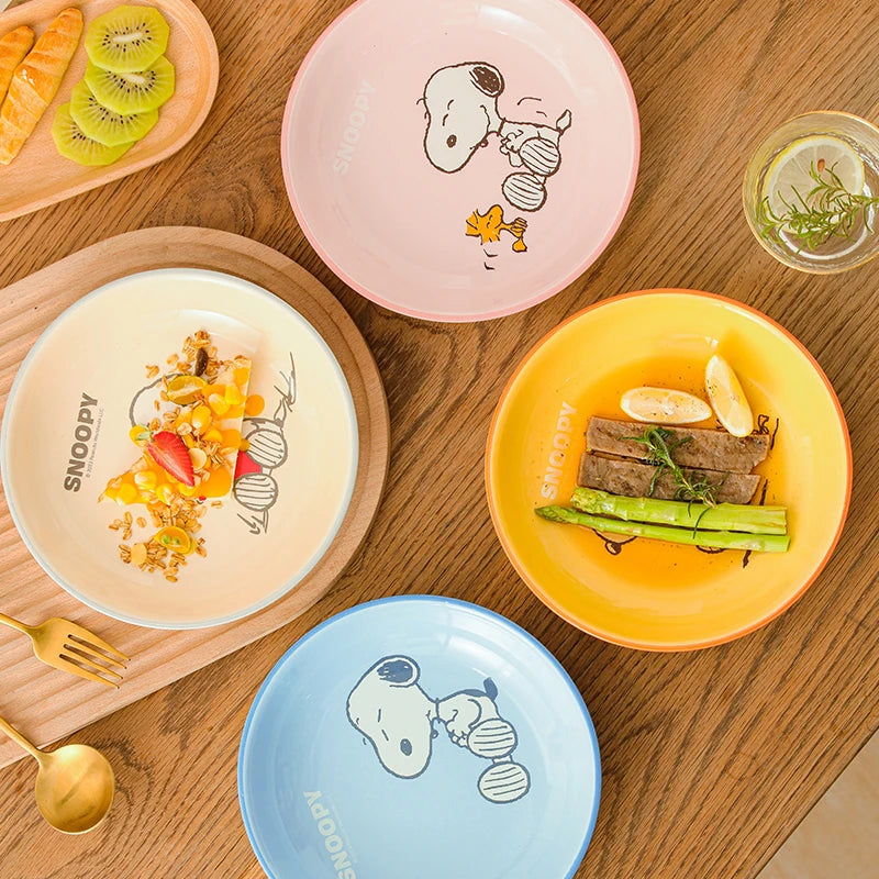 Snoopy Satisfied Plate