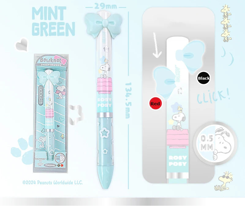 Snoopy Bow Gel Pens