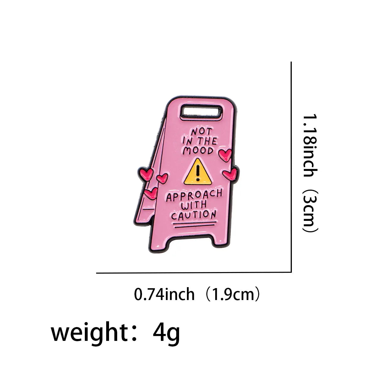 Not In The Mood Brooch