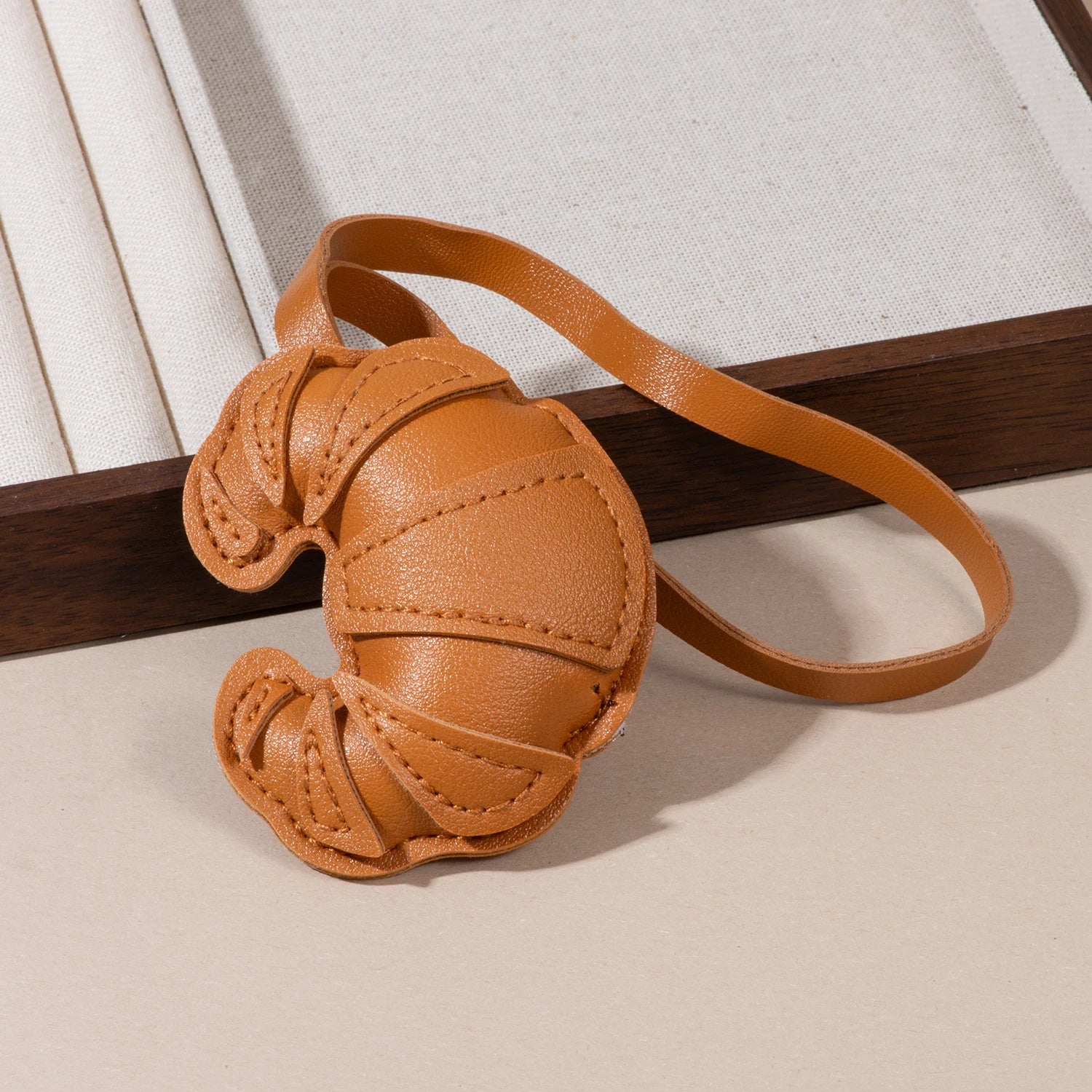 Croissant Bag Charm