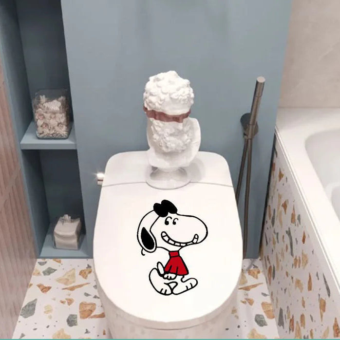Snoopy Toilet Sticker