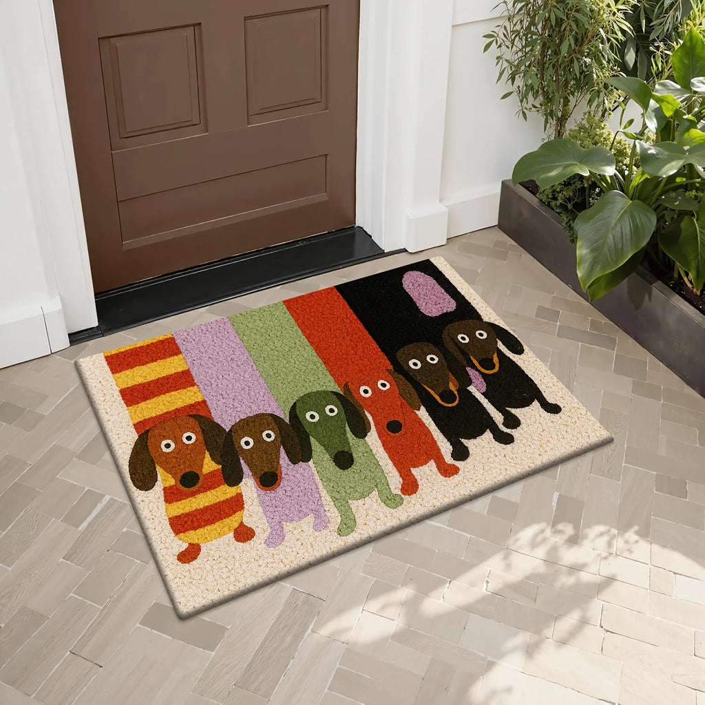 Dachshund Buddy Welcome Door Mat