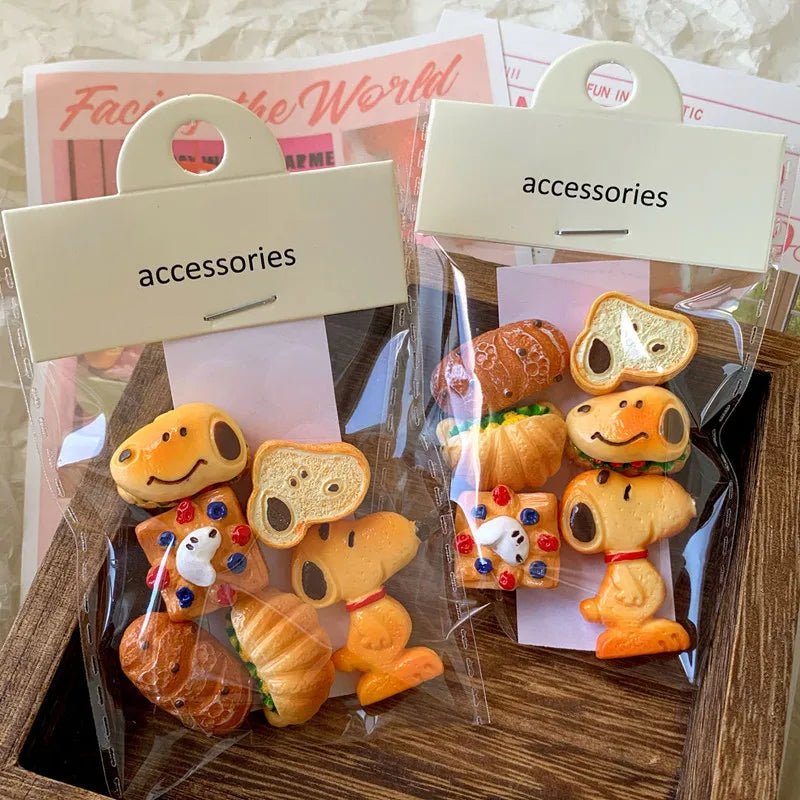 Snoopy Kawaii 3D Stickers Set 6pcs