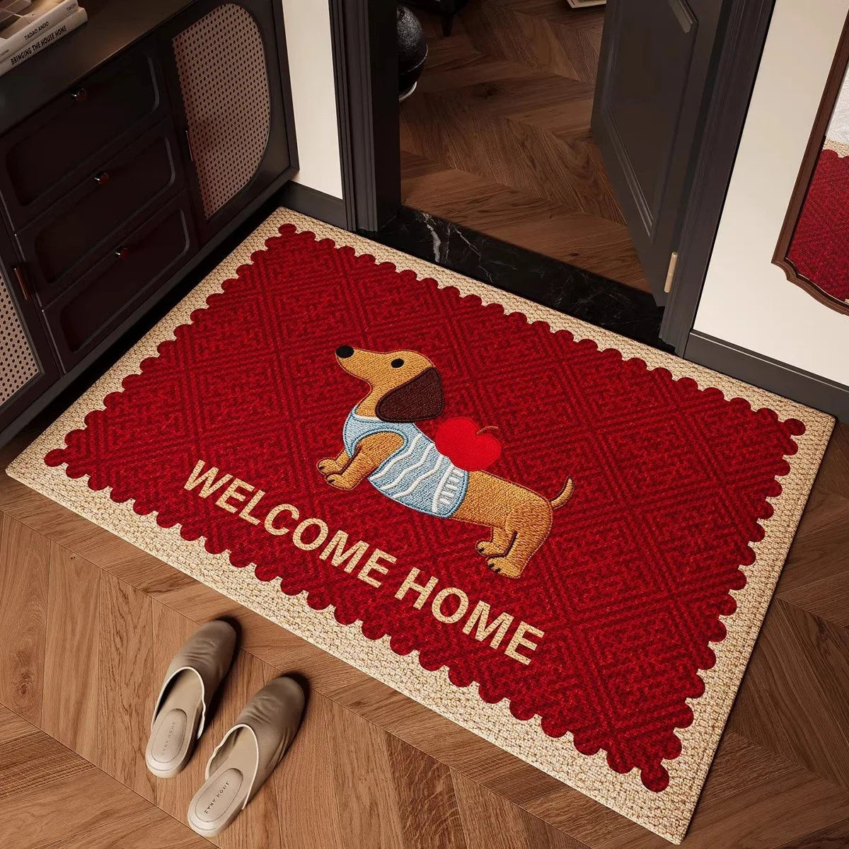 Dachshund Welcome Home Door Mat