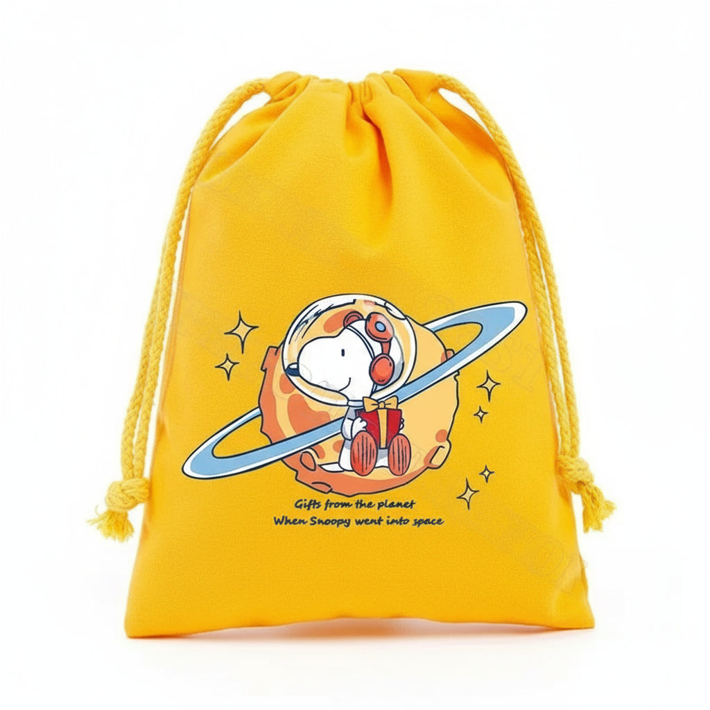 Snoopy Adventure Drawstring Bag