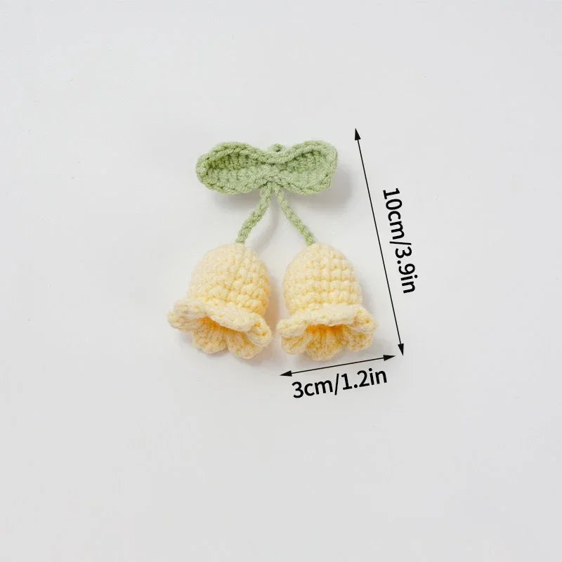 Lily Of The Valley Crochet Keychains