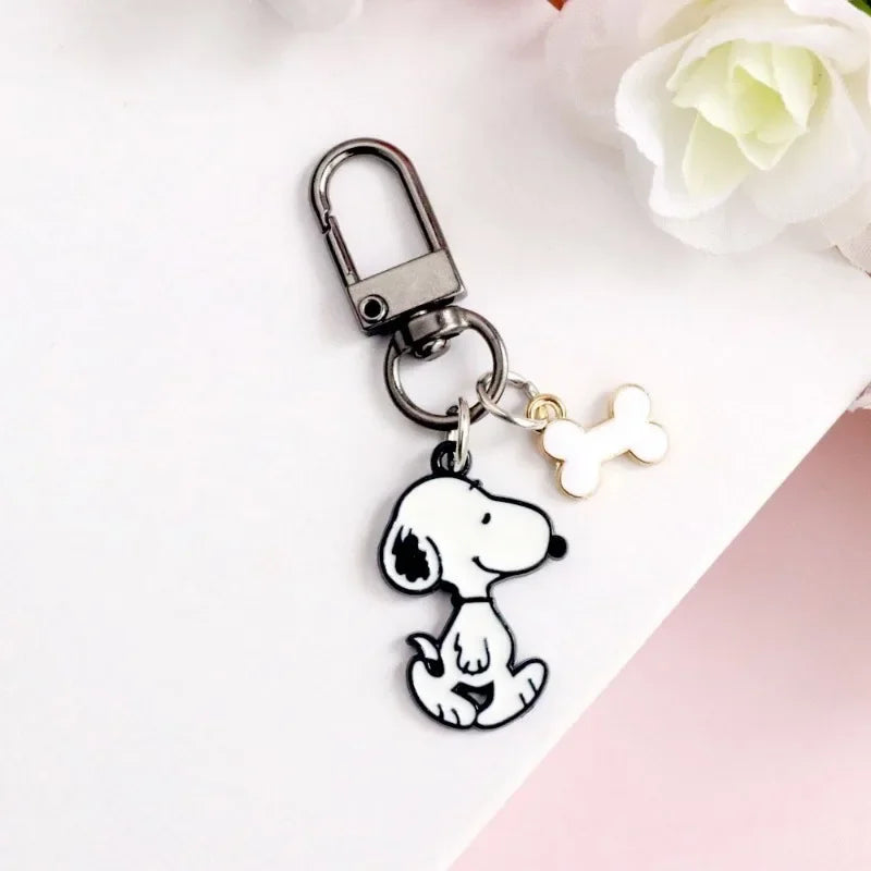 Snoopy Sending Love Keychain