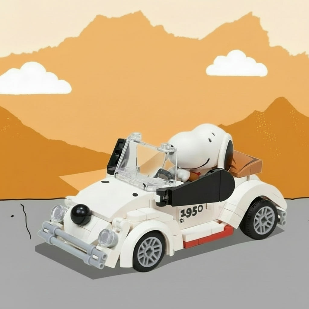 Snoopy Ride Building Blocks