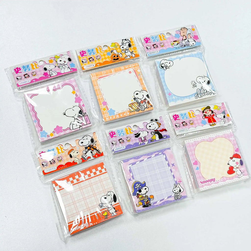 Snoopy Time Notepad