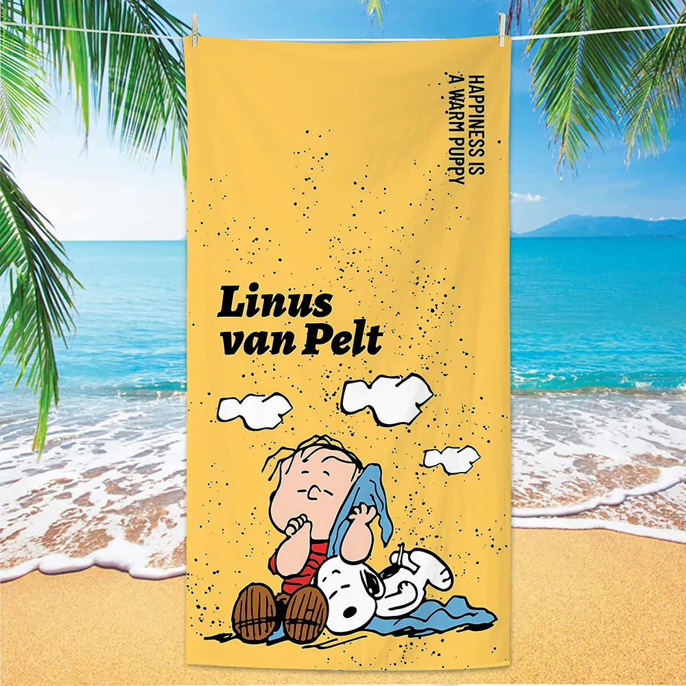 Snoopy Happy Towel