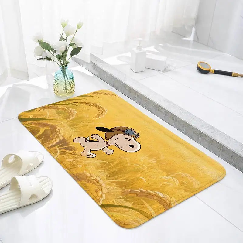 Snoopy Playful Bath Mat
