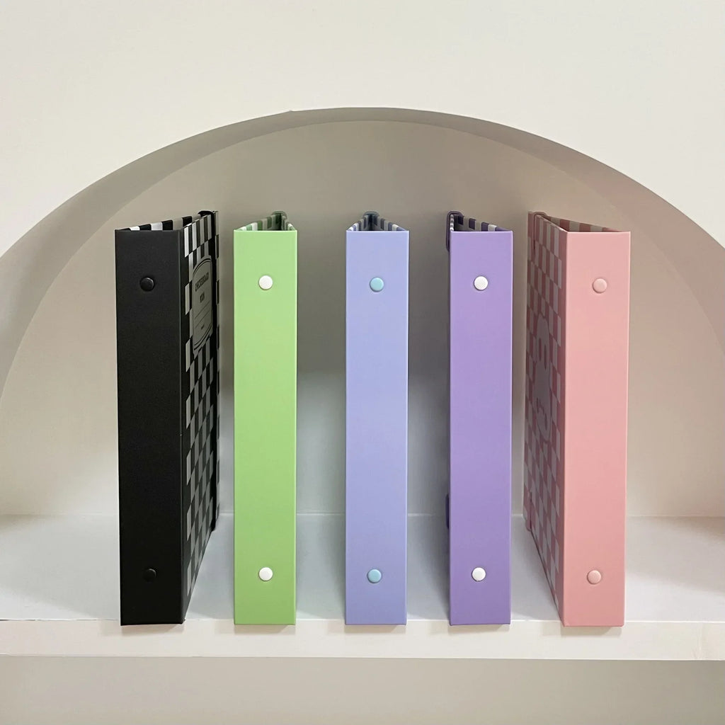 A5 Composition Checkerboard Hard Cover