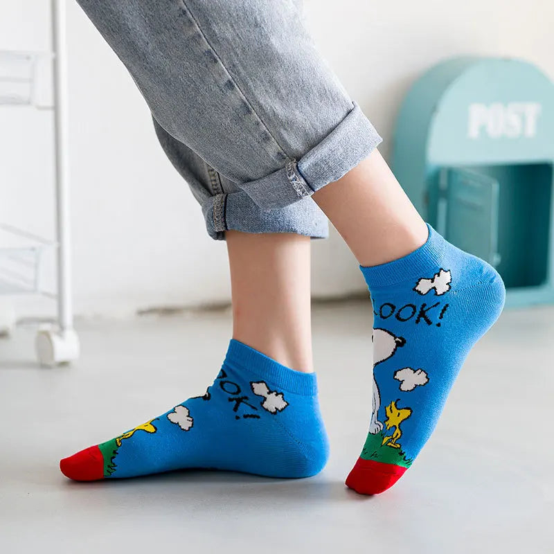Snoopy Favourite Cozy Socks 5pcs Set