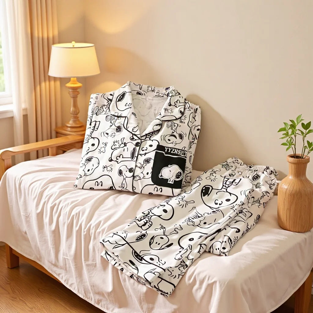 Snoopy Adore Mono Pjs