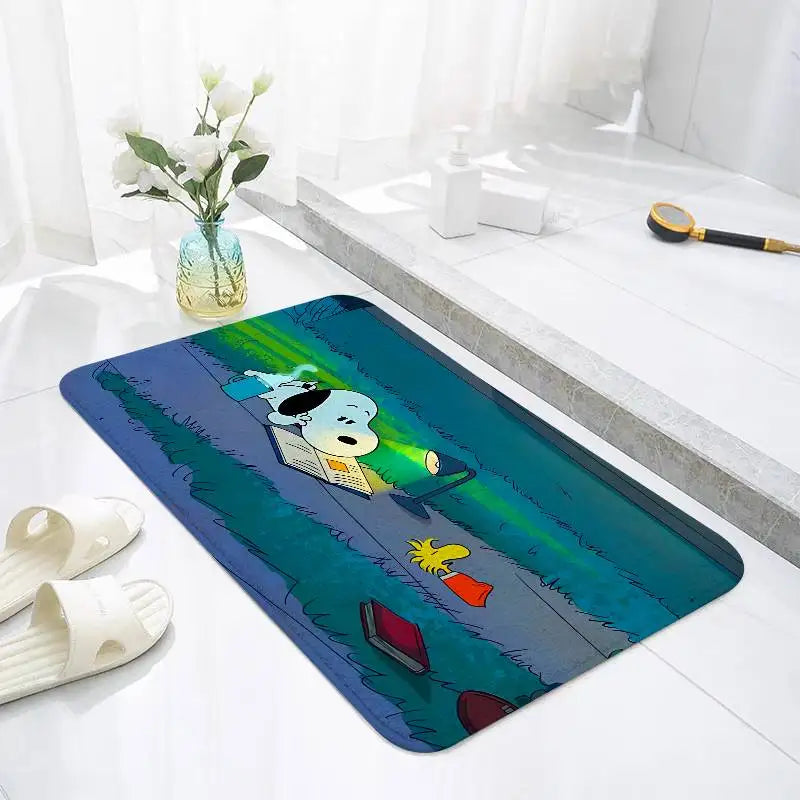 Snoopy Playful Bath Mat