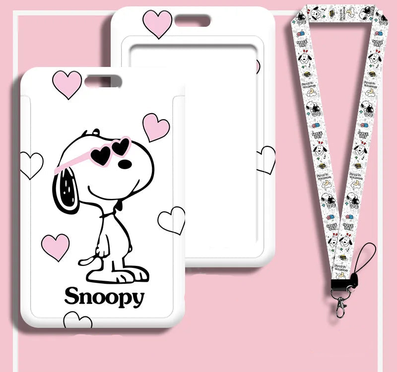 Snoopy Love Cardholder & Lanyard