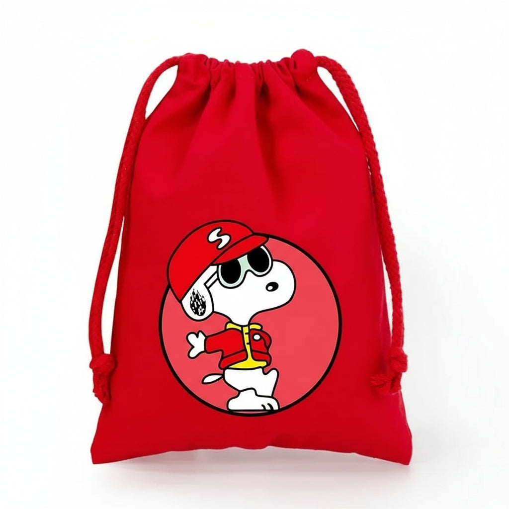 Snoopy Adventure Drawstring Bag