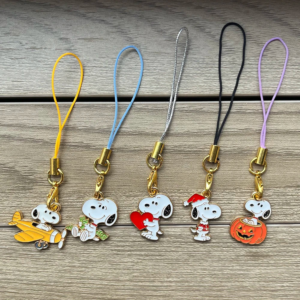 Snoopy Celebration Keychain Set (5pcs)