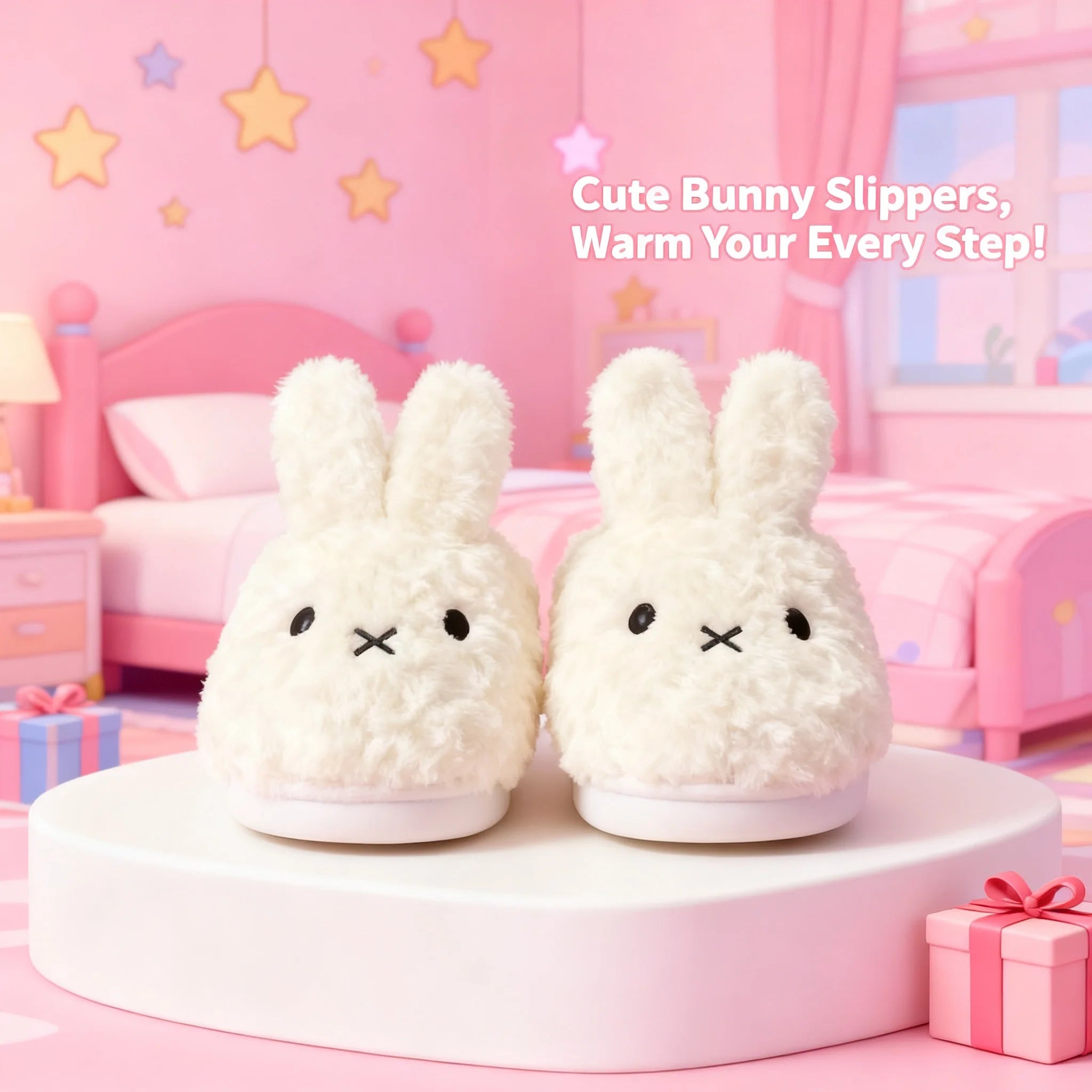 Miffy Adore Plush Slippers