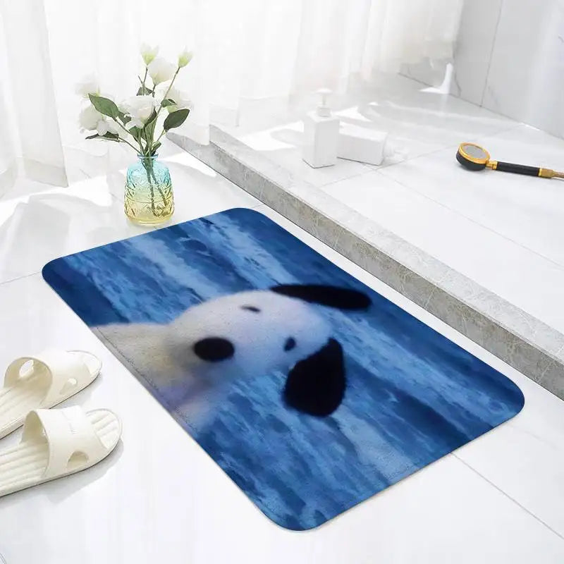 Snoopy Playful Bath Mat