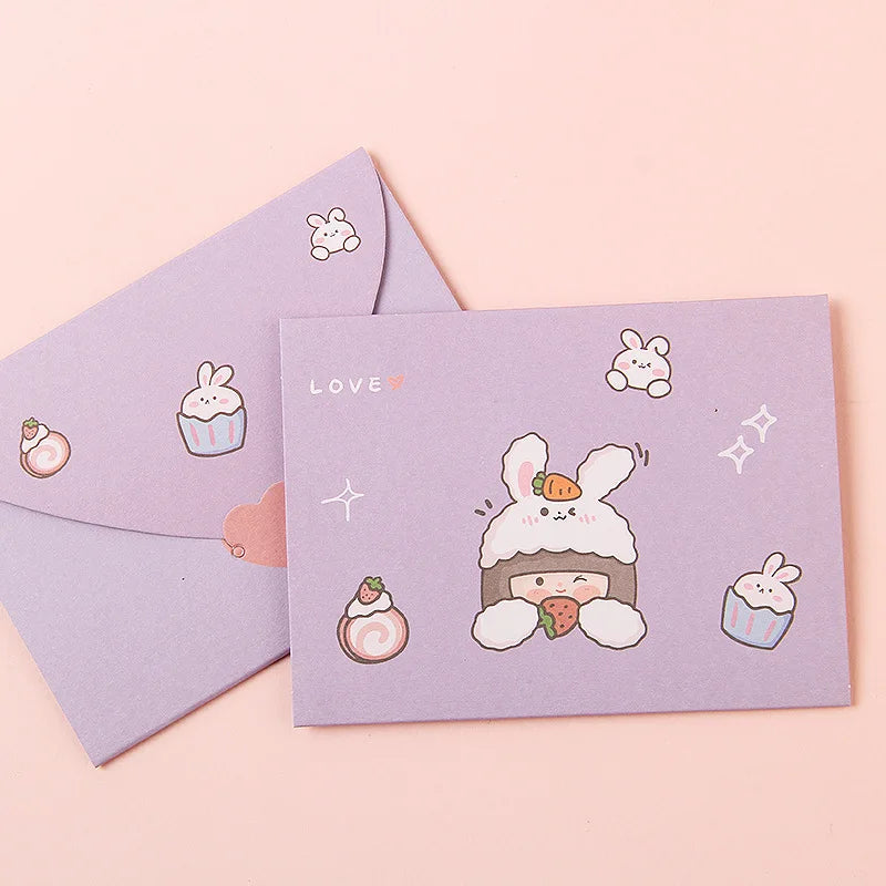 Bunny 50pcs Greeting Cards Set