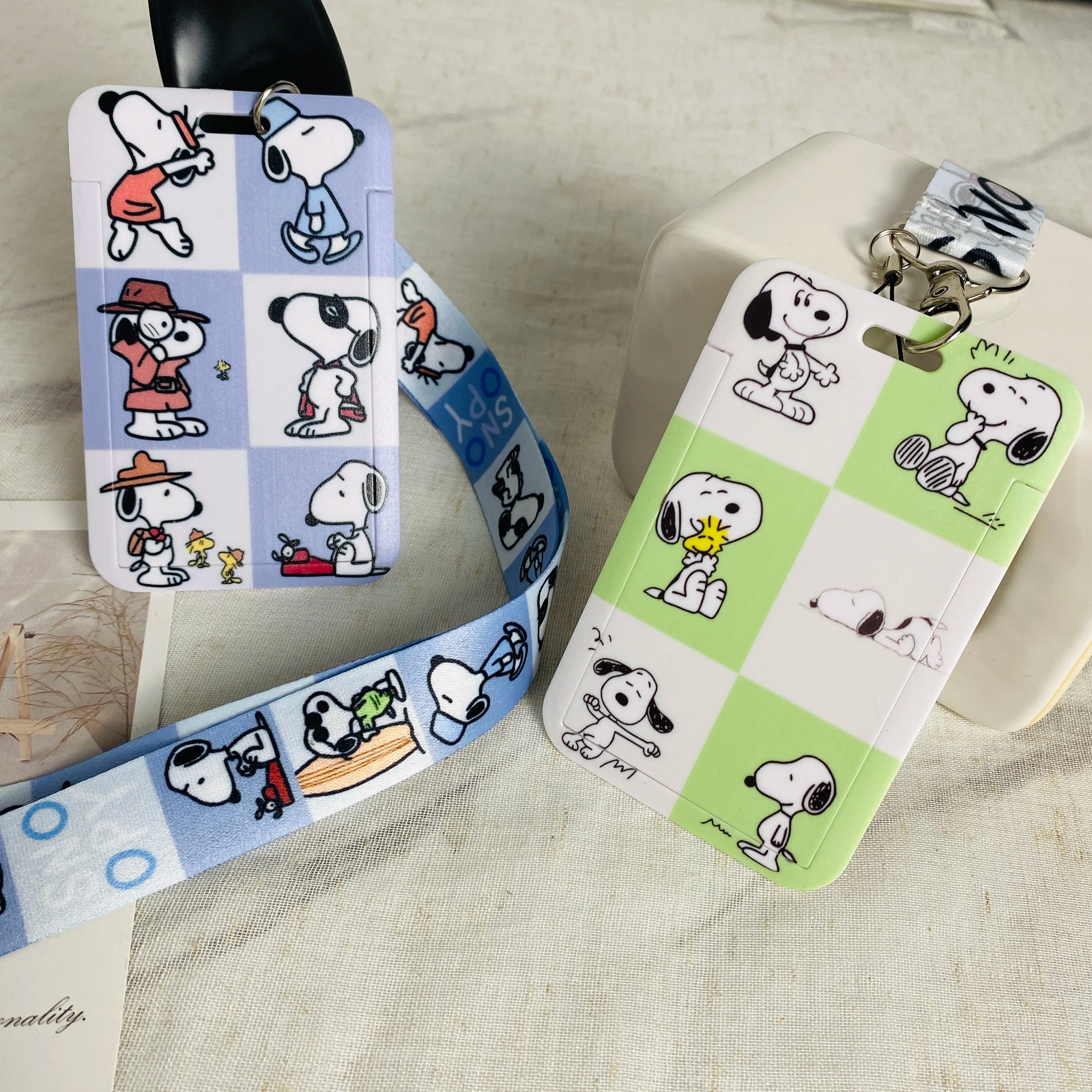 Snoopy Moody Lanyard Cardholder