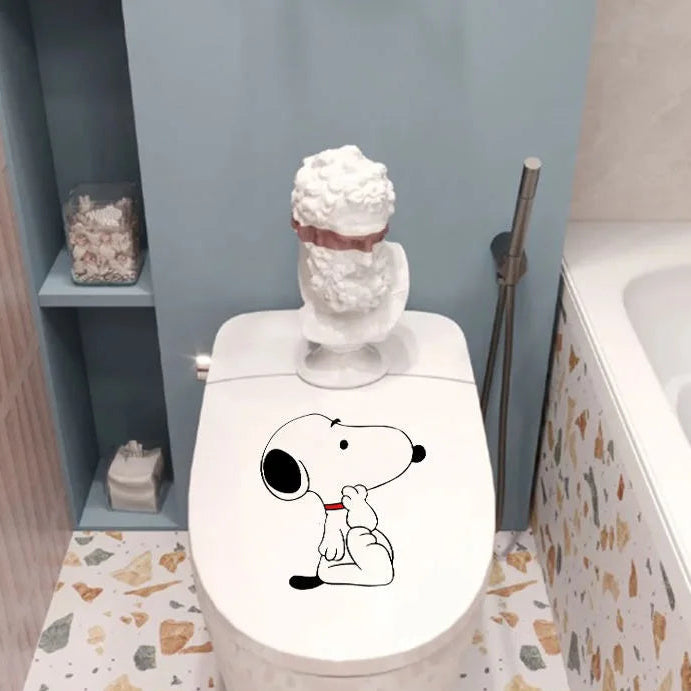 Snoopy Toilet Sticker