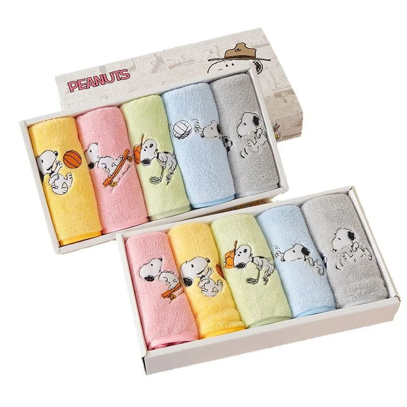 Snoopy Small Towel 5pcs Set