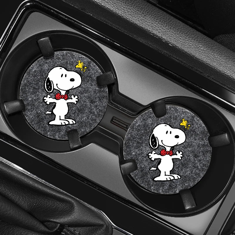 Snoopy Sleepy & Woodstock Anti Slip Cup Holder