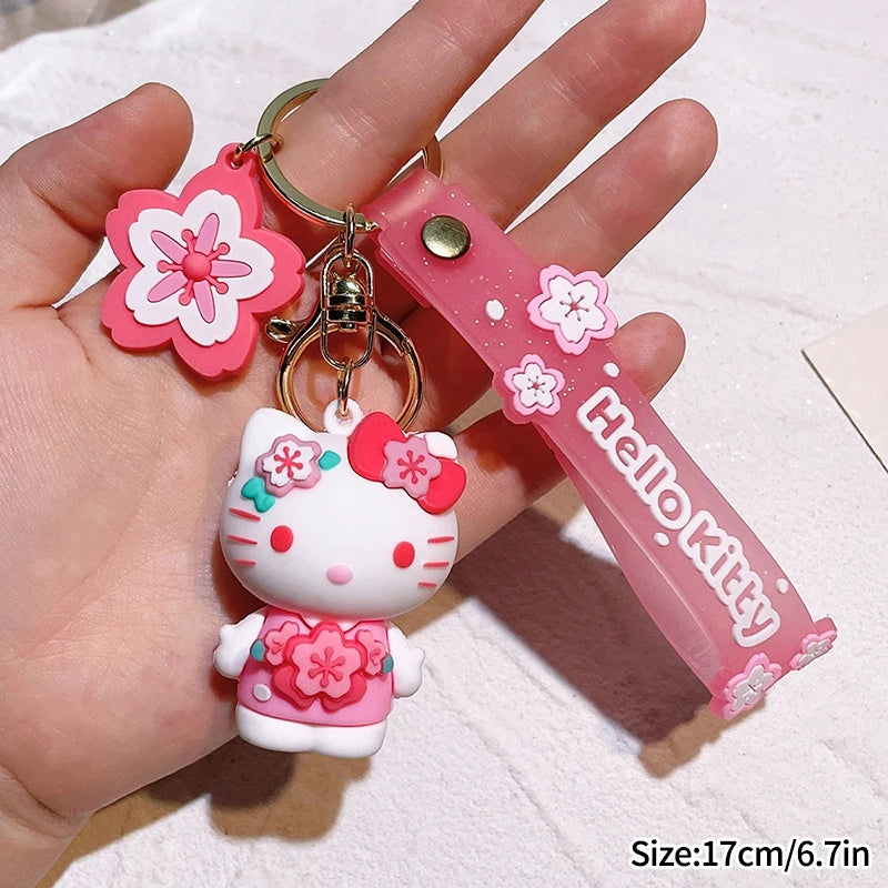 Hello Kitty Sakura Keychain