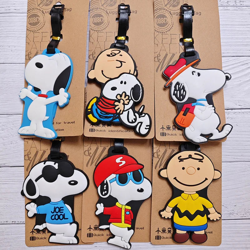Snoopy Playful Luggage Tag