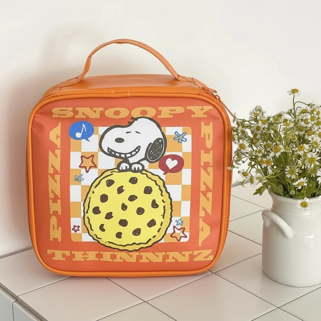 Snoopy Pizza Time Lunch Bag